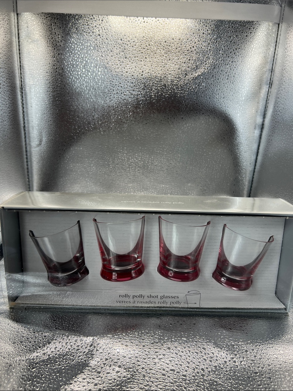 Pier 1 - Rolly Polly Shot glasses in packaging. NIB